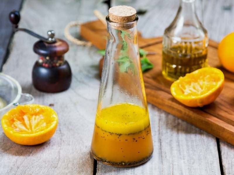 Tangelo mint salad dressing